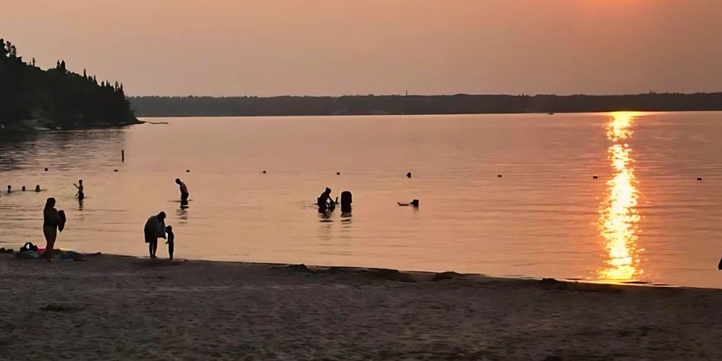 Image by Nutimik Lodge showcasing Nutimik Lake Campgroun Beach, which came in second place for Winnipeg Sun's Best Beaches in Manitoba poll.